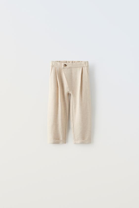 CROSSOVER TROUSERS Light beige ZARA Turkey