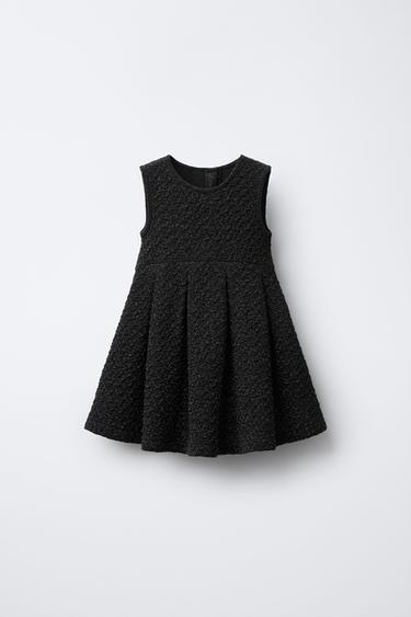 SPARKLY JACQUARD DRESS - Black by Zara - Image 0
