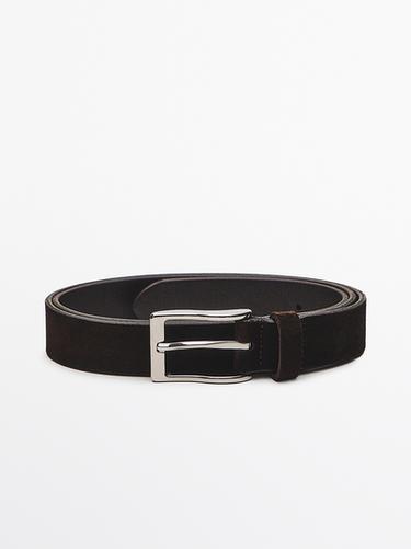 Zara Plush nappa leather belt - Brown