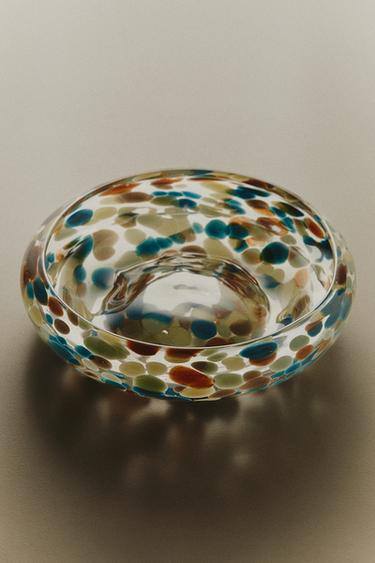 CENTRO MESA PUNTOS COLORES - Arena / Azul de Zara