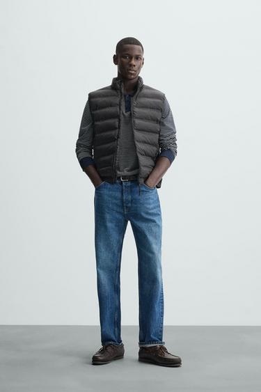 CHALECO ACOLCHADO LIGERO WATER REPELLENT - Negro de Zara - Imagen 0