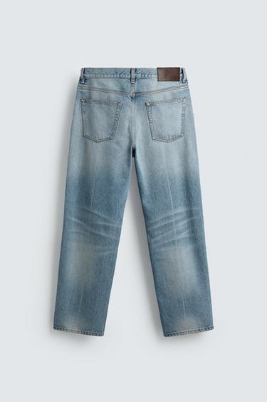 RELAXED FIT JEANS - Light blue by Zara - Image 9