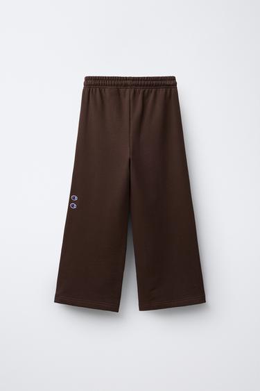 CHAMPION ® X ZARA STRAIGHT PLUSH TROUSERS - Brown by Zara - Image 1