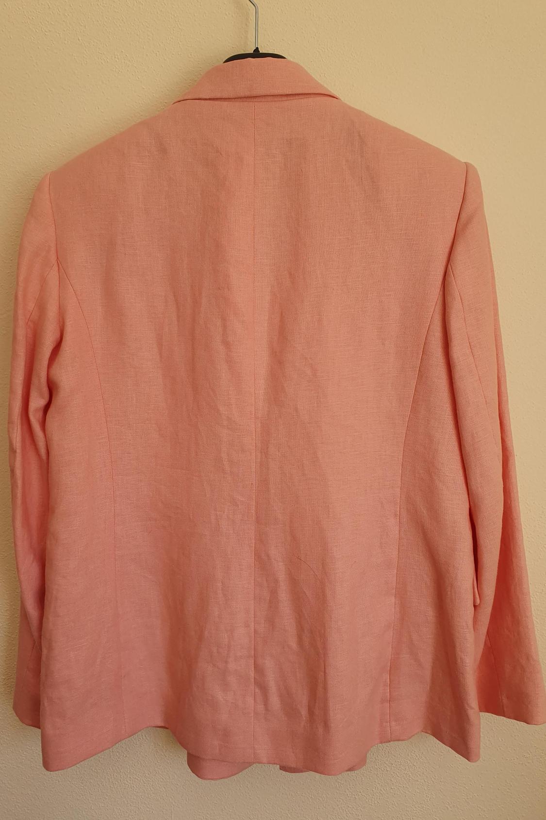 LINEN CROSSOVER BLAZER - Image 4
