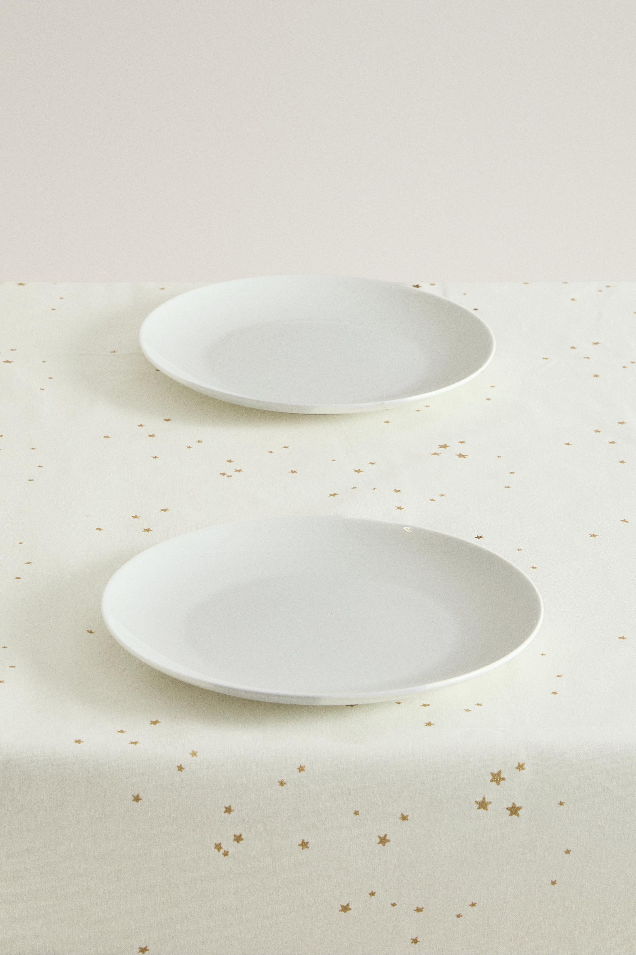 COTTON CHRISTMAS TABLECLOTH WITH STARS