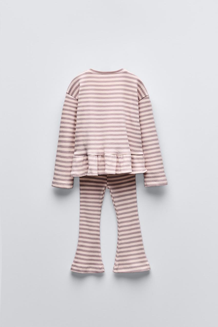 ストライプ セットアップ - パステルピンク | ZARA Japan / 日本