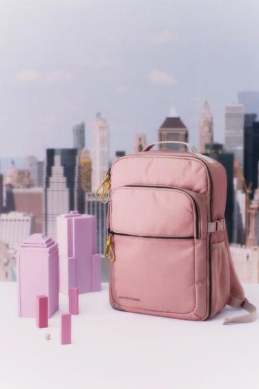 MOCHILA VIAJE - Rosa de Zara - Imagen 0