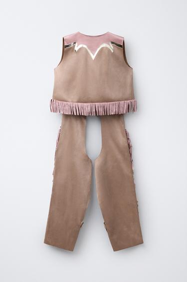 FRINGED COWGIRL COSTUME - Pink by Zara - Image 1