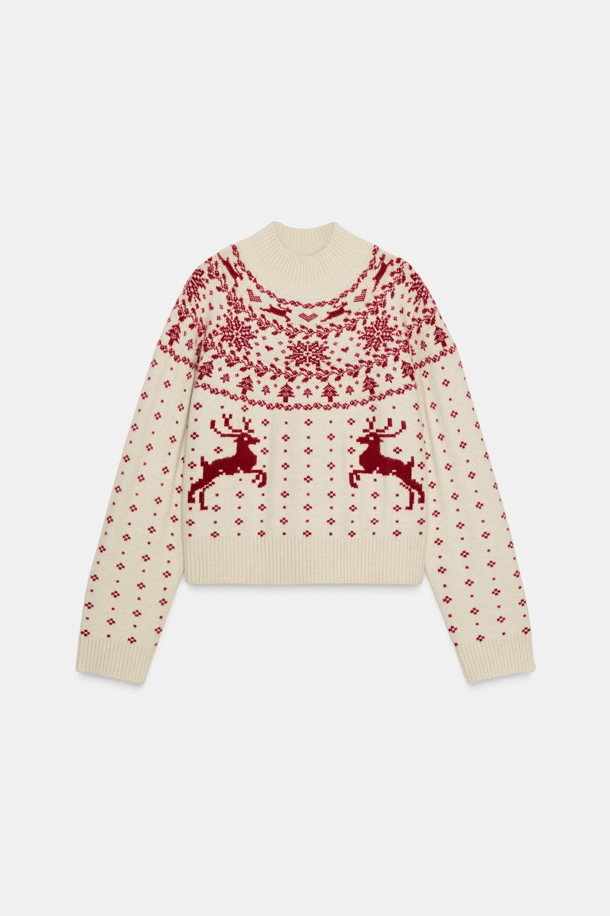 CHRISTMAS JACQUARD KNIT JUMPER