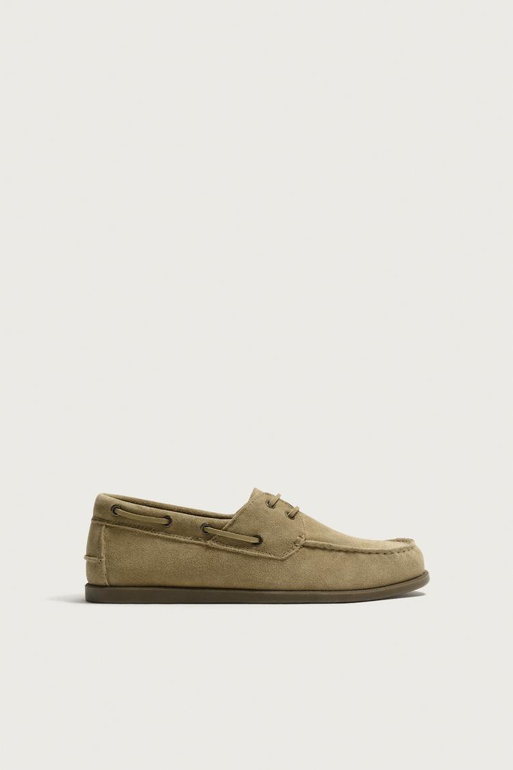 Zapatos náuticos de cuero