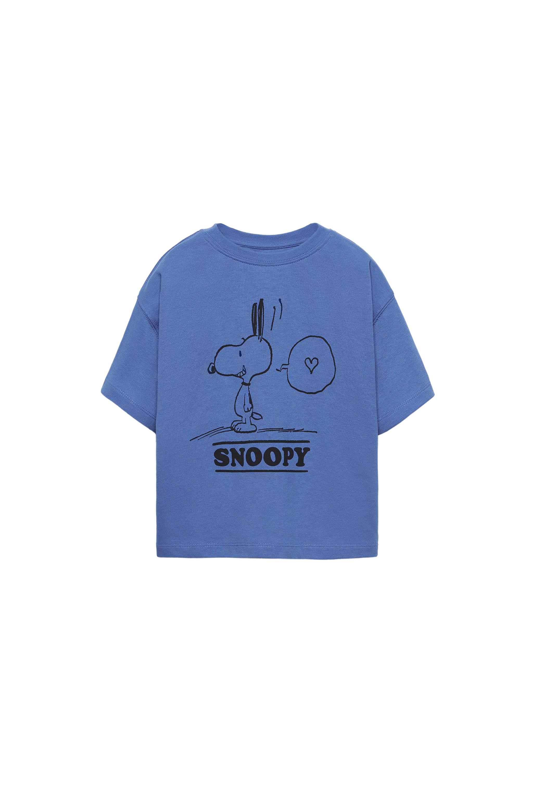 SNOOPY PEANUTS™ T-SHIRT - Bluish | ZARA New Zealand