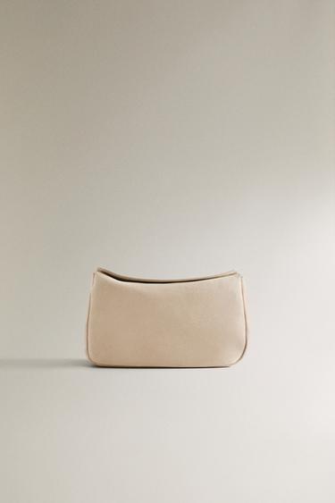 ΣΟΥΕΝΤ ΝΕΣΕΣΕΡ CLUTCH - Μπεζ του Zara - Εικόνα 0