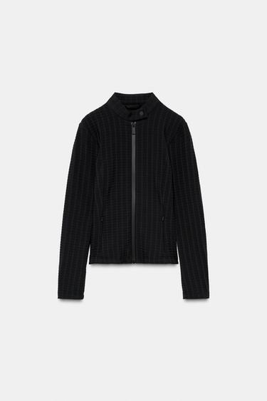 Zara BREATHABLE WATER REPELLENT SKI COLLECTION JACKET - Black