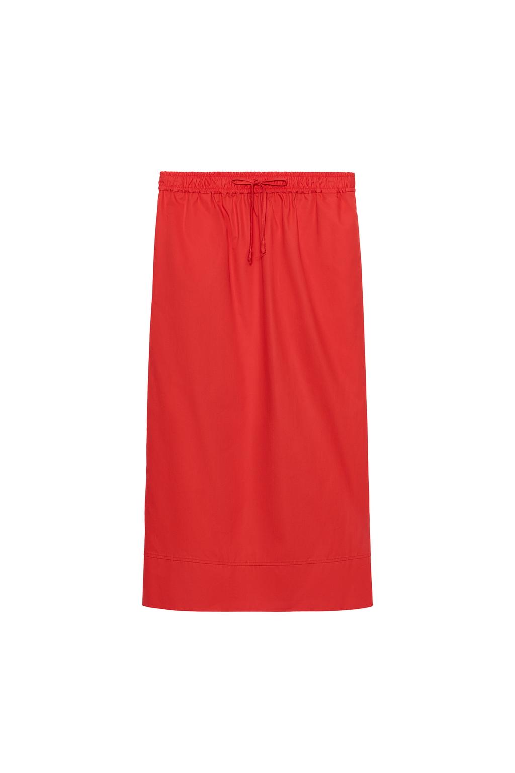 ZW COLLECTION POPLIN MIDI SKIRT - image 3