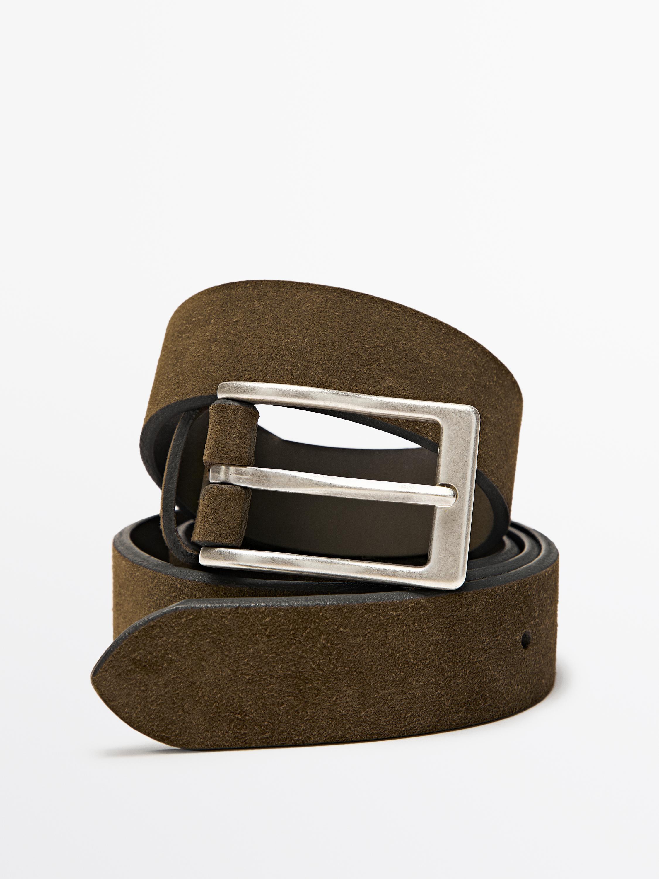 Ceinture en cuir nappa doux