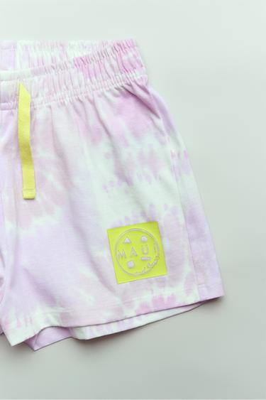 6-14 LET/ PYŽAMO TIE DYE MAUI & SONS ® - Světle fialová od Zara