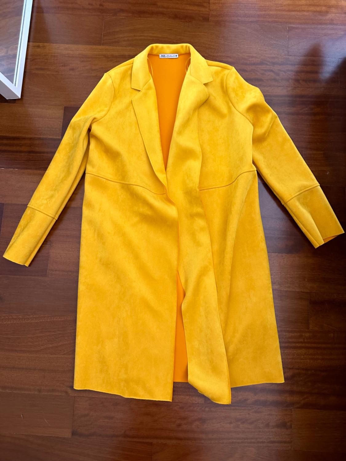 FAUX SUEDE COAT