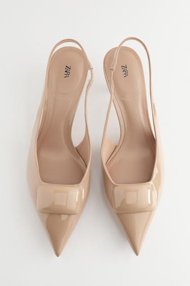 SLINGBACK MIT ABSATZ - Beige von Zara