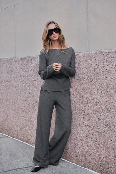 SOFT PANTS — Dark gray 1