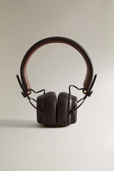 MARSHALL MAJOR V WIRELESS HEADPHONES - Brown by Zara