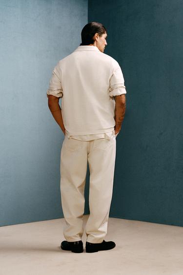 POLO SLIM FIT WILLY CHAVARRIA X ZARA - Blanco roto de Zara