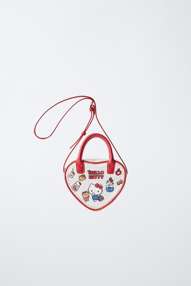 HELLO KITTY © SANRIO HEART CROSSBODY BAG - Red by Zara