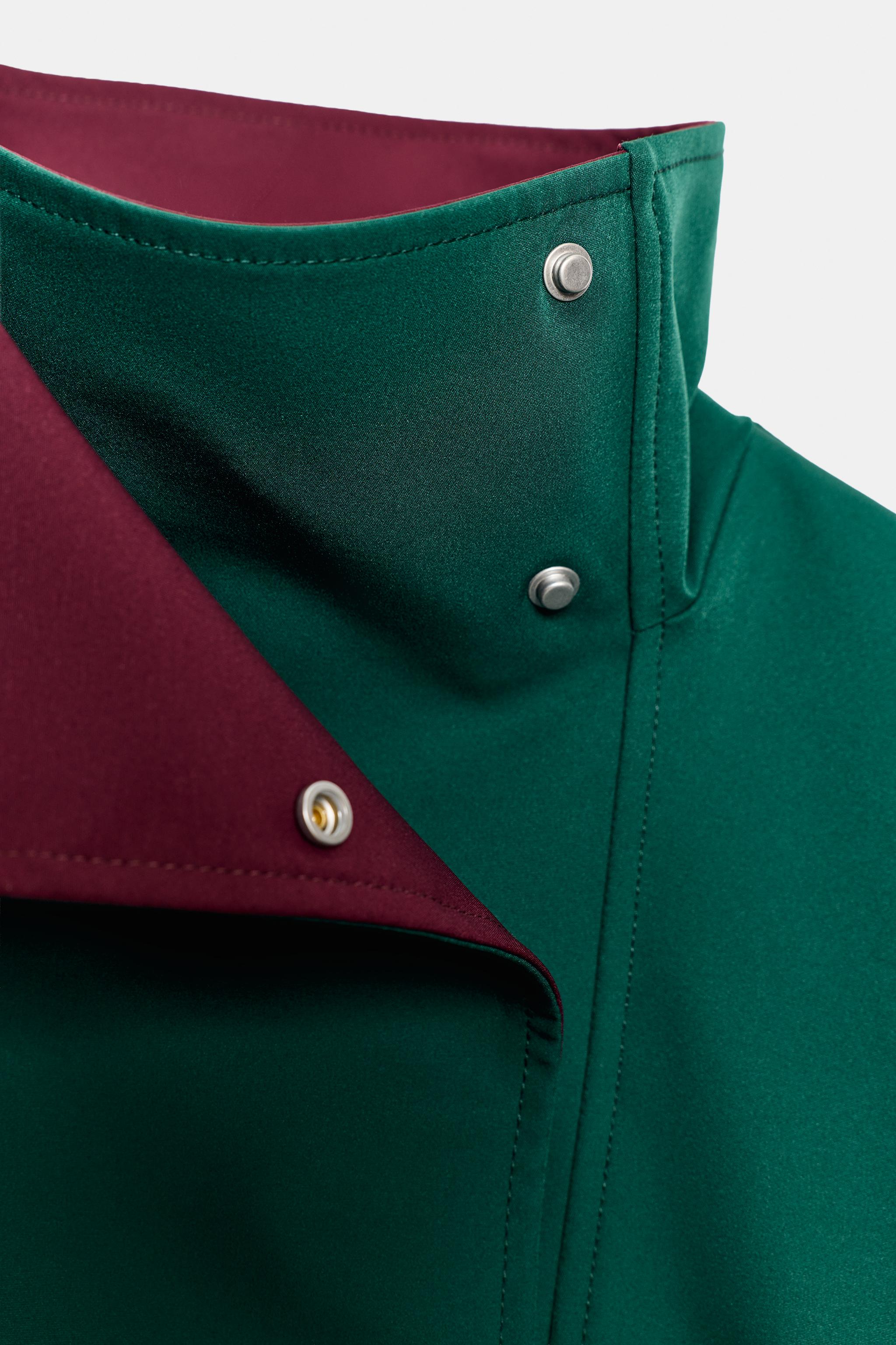 ZW COMBINED TRENCH COAT - Duck green | ZARA United States