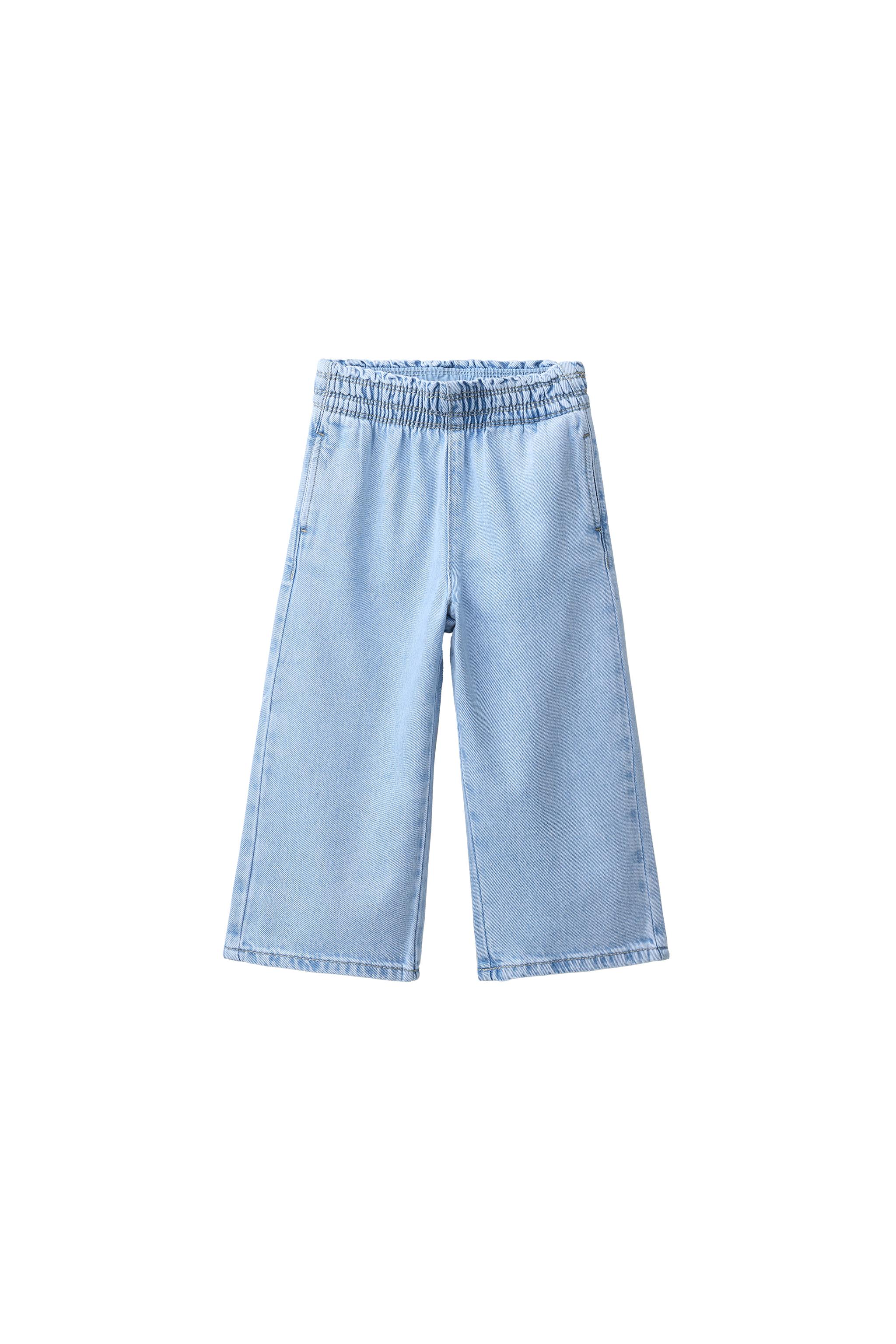 ワイドレッグデニムパンツ - ライトブルー | ZARA Japan / 日本