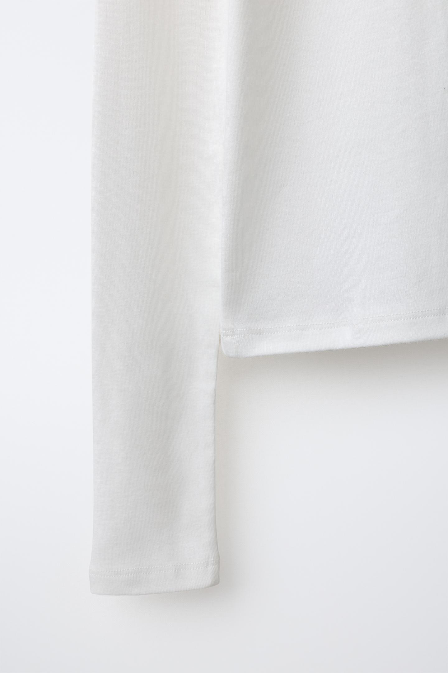 Детская футболка Zara Embroidered Billiard Ball, цвет: Белый — фото 4