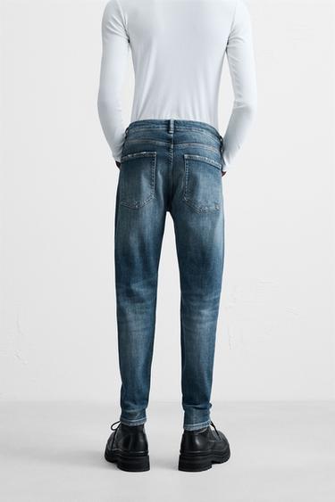 JEAN SKINNY DÉCHIRÉ - Bleu moyen de Zara - Image 2
