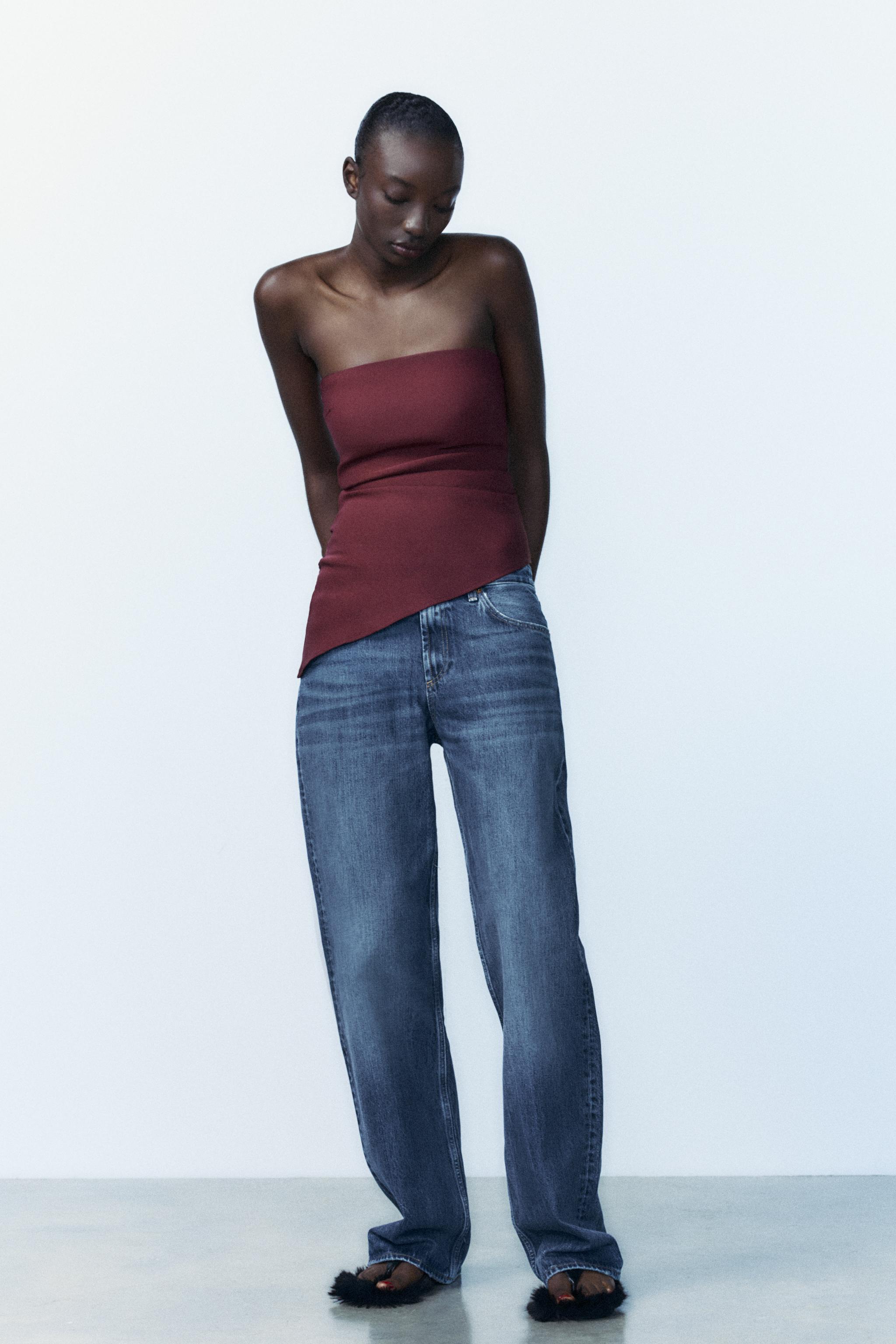 Women s Red Top ZARA Spain
