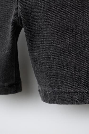 DENIM CYCLING LEGGINGS - Grey by Zara - Image 3