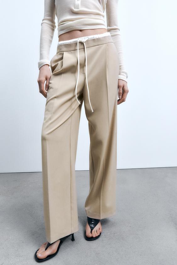 Zara Pantalon Lino 2024