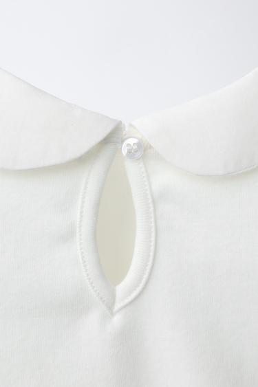 BODY COL CLAUDINE - Blanc cassé de Zara - Image 3