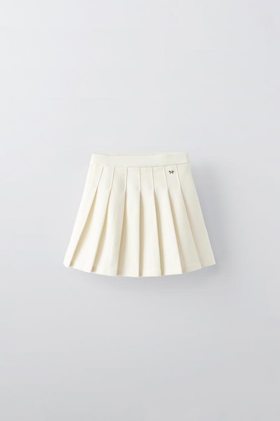 ボックスプリーツ スカート - エクリュ | ZARA Japan / 日本