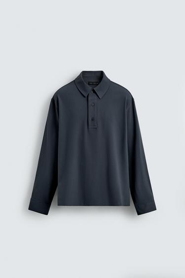 KËMISHË POLO E DERDHUR - Plumb nga Zara