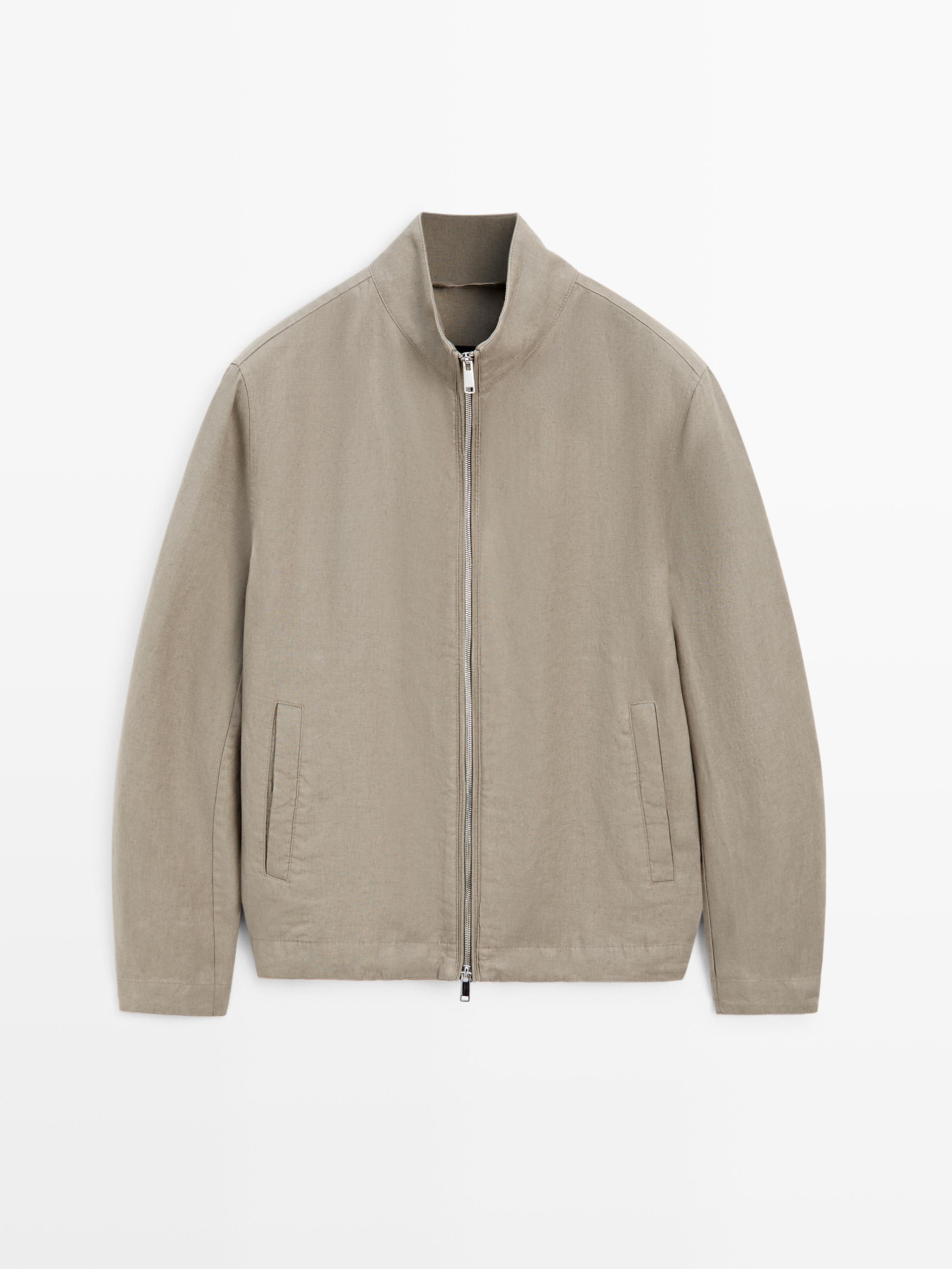 Veste bomber lin