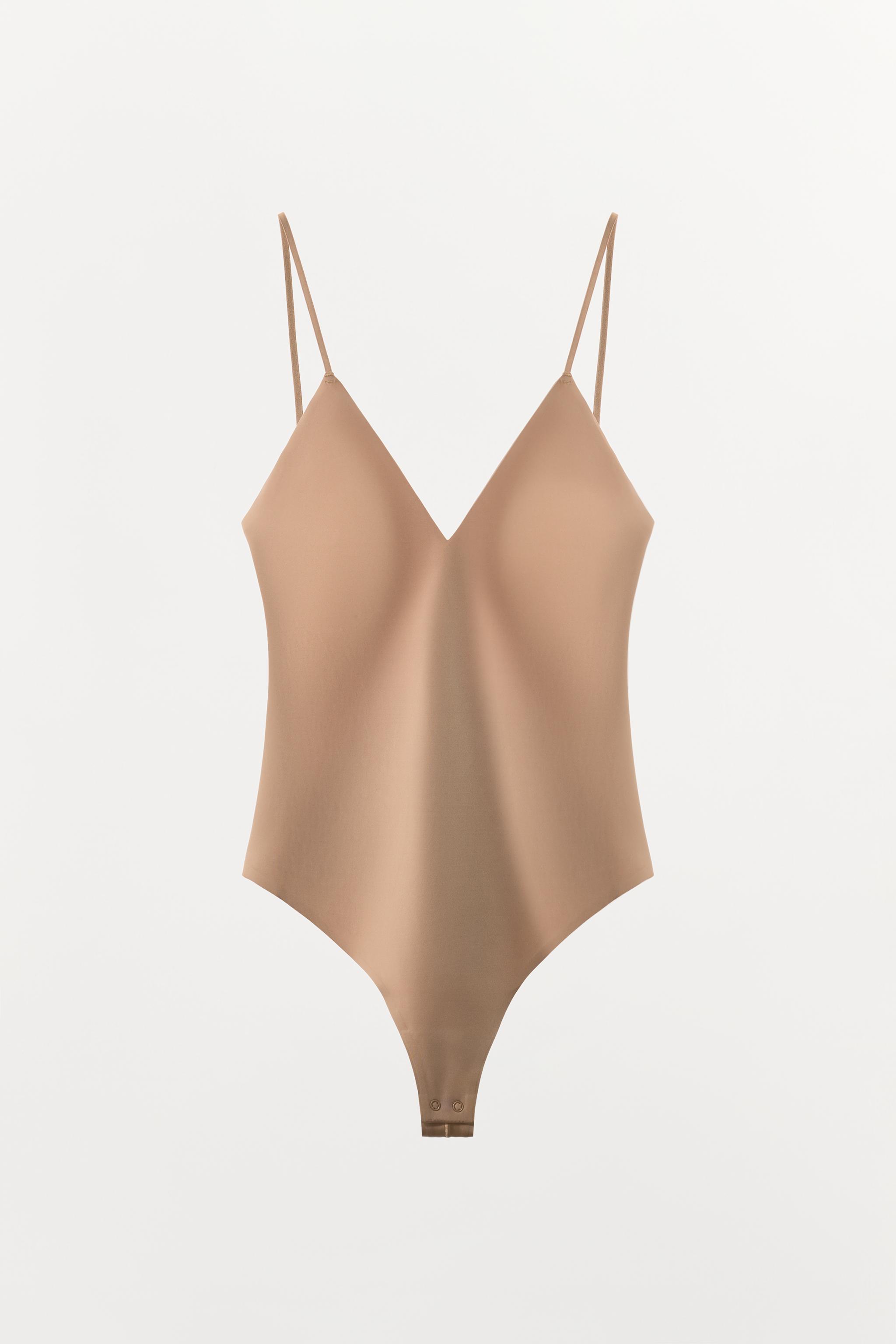 STRAPPY BODYSUIT WITH POLYAMIDE