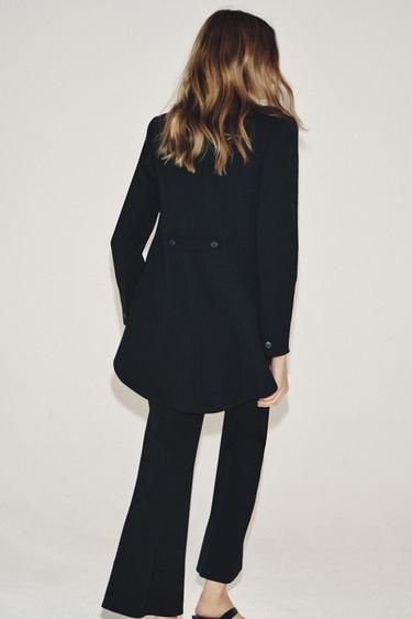 BLAZER LARGA MINIMAL ZW COLLECTION LIMITED EDITION - Negro de Zara