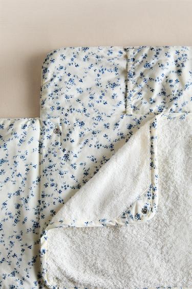 MATELAS À LANGER BÉBÉ FLEUR BLEUE - Bleu de Zara - Image 5