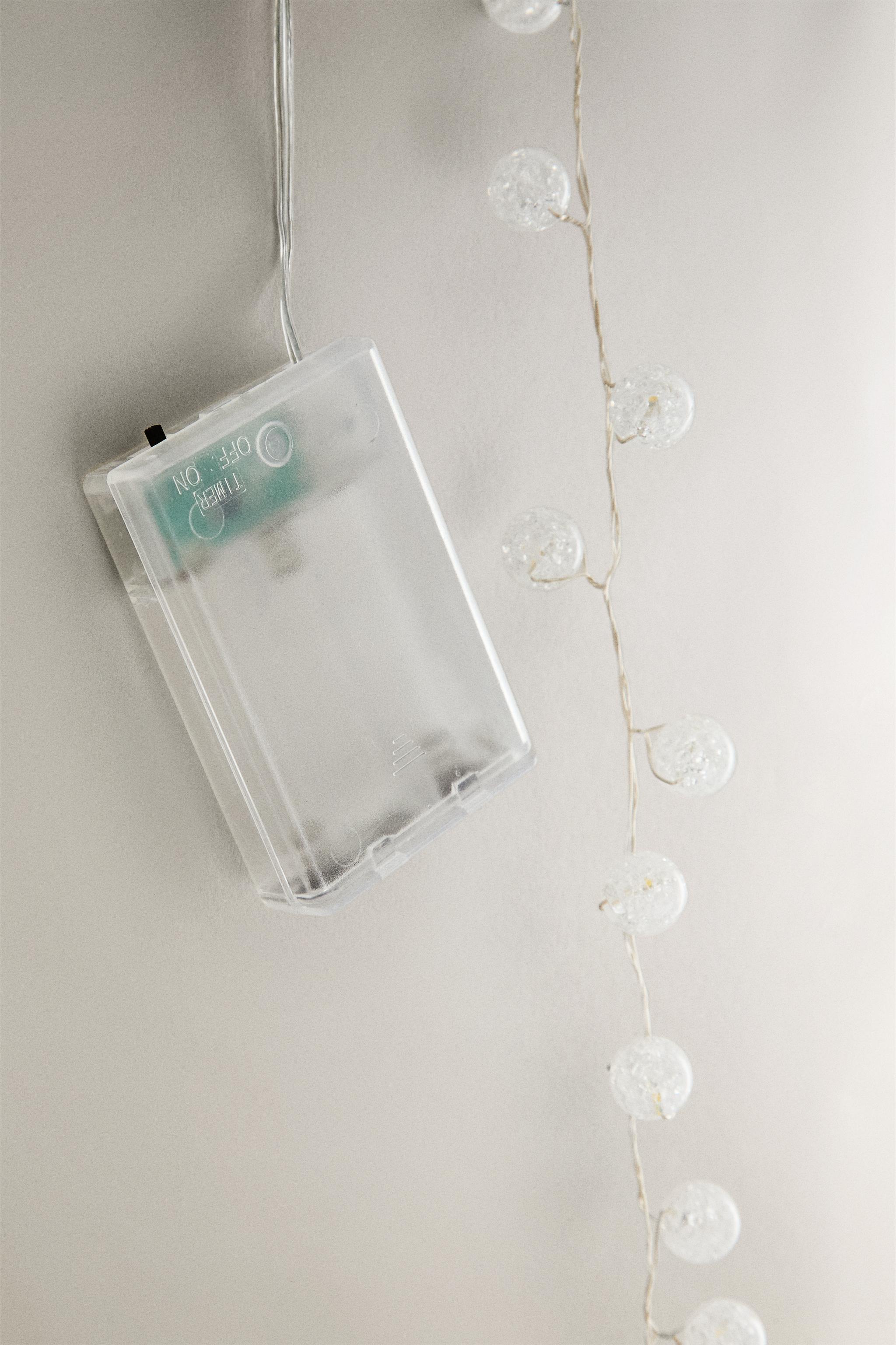 CHRISTMAS LIGHT BALL GARLAND