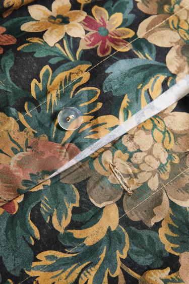 FLORAL PRINT DUVET COVER - MIDNIGHT BLUE by Zara - Image 3