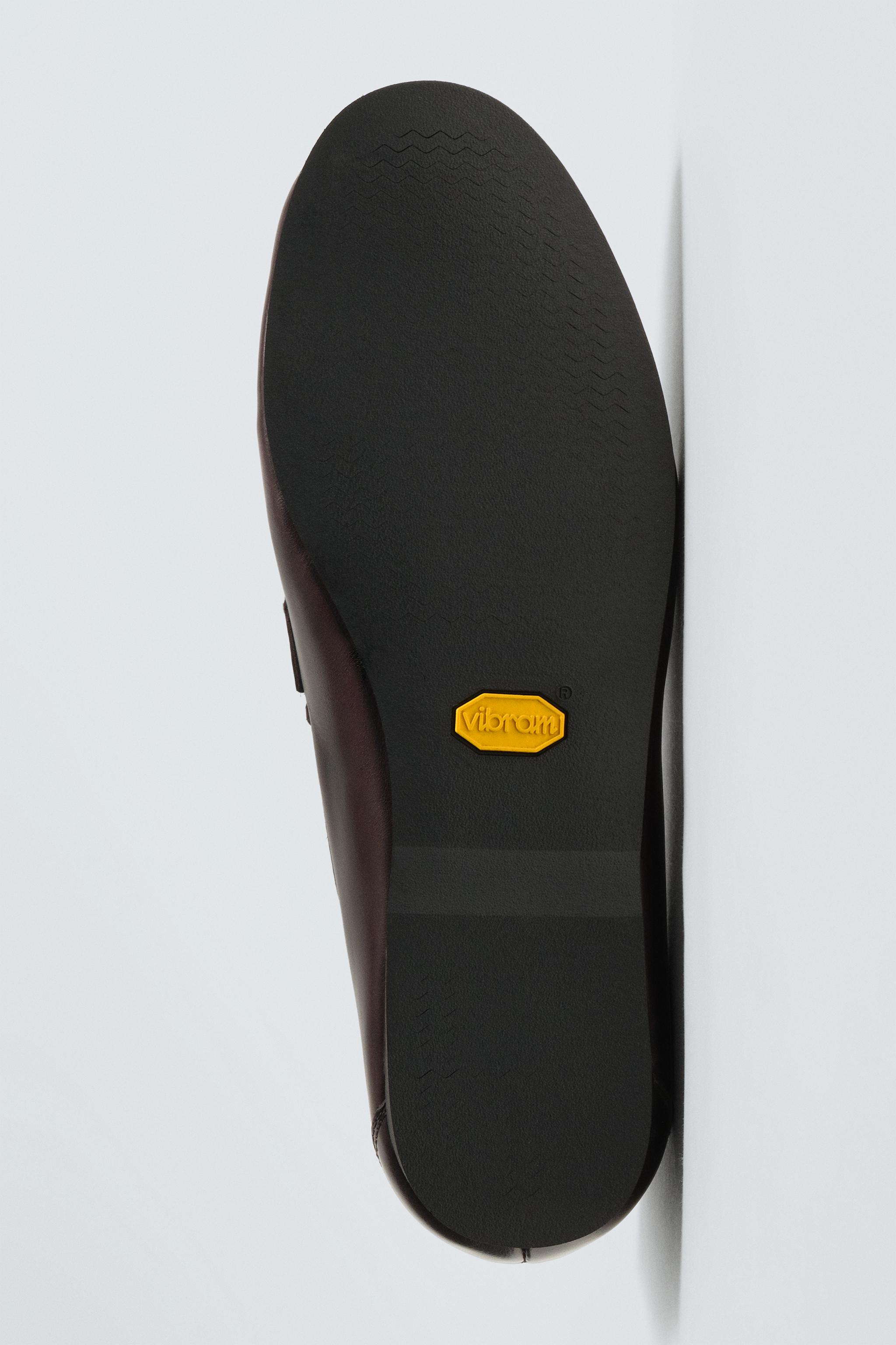 MOCASSINS EN CUIR À MASQUE SEMELLE VIBRAM® AARON LEVINE X ZARA