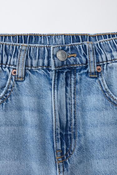 LOOSE-FITTING CARGO JEANS - Light blue by Zara - Image 2