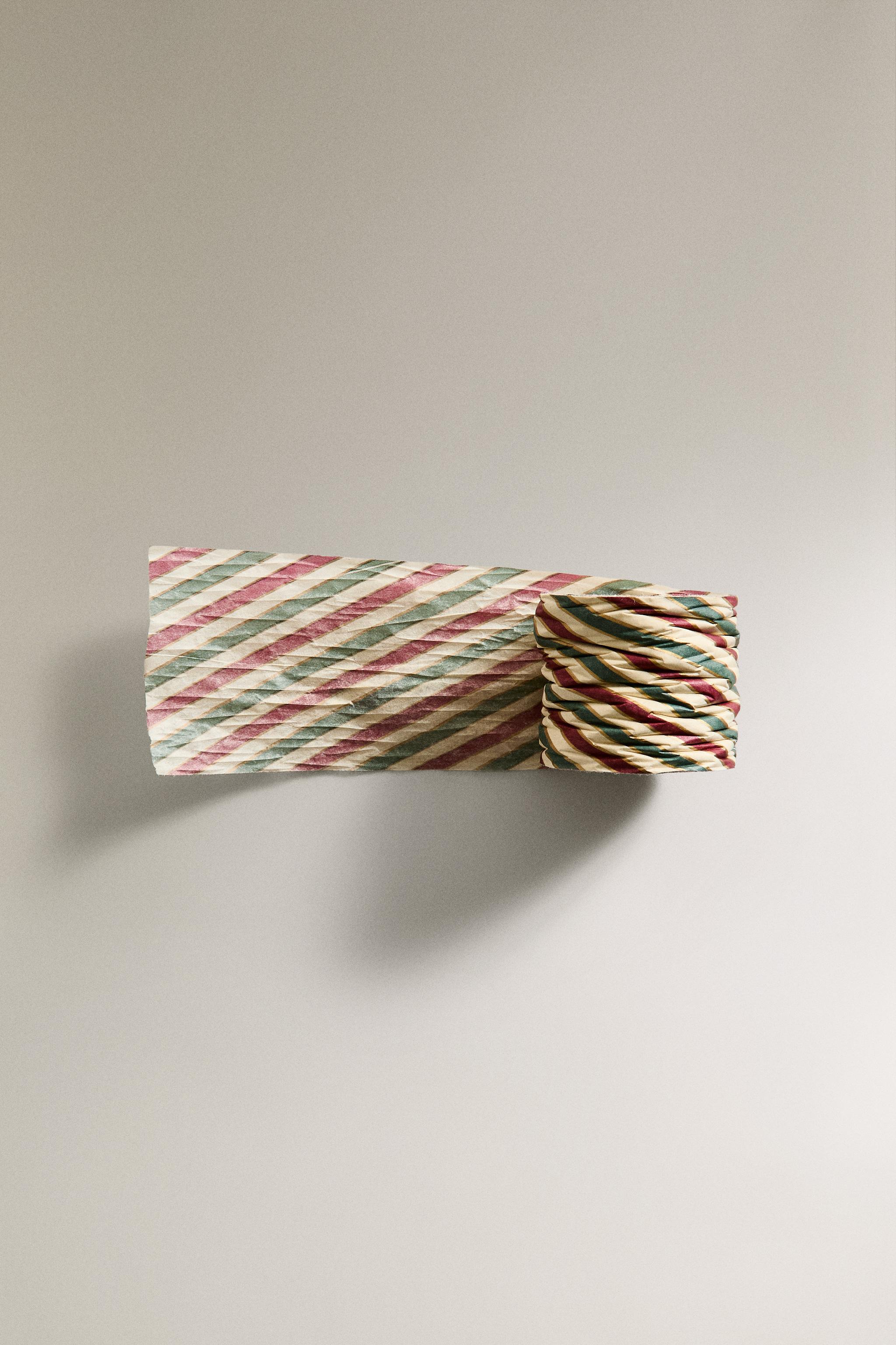 STRIPED PAPER RIBBON CHRISTMAS