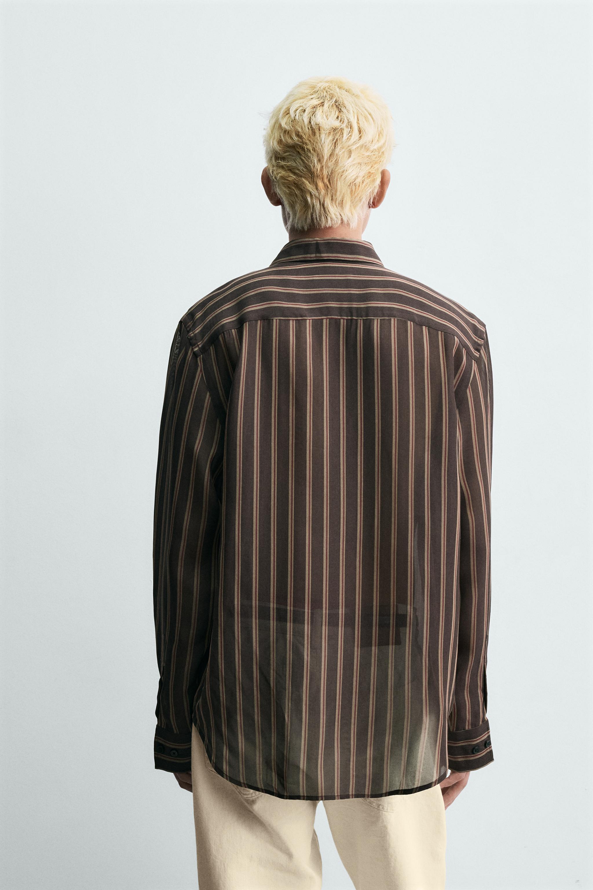 FLOWY STRIPED SHIRT