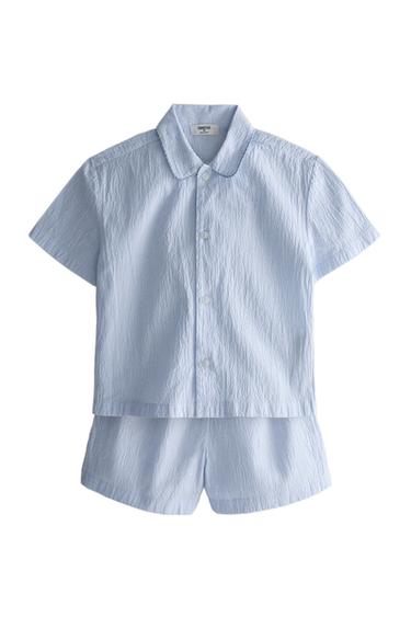 CHILDREN'S SHORT PYJAMAS - Light blue by Zara