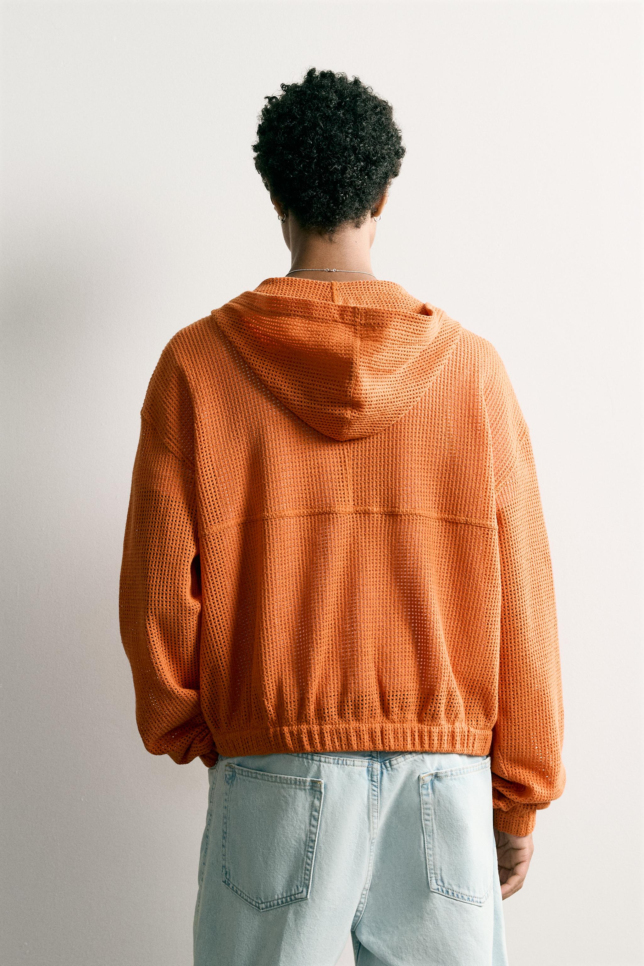Zara RELAXED FIT MESH OVERSHIRT — фото 3