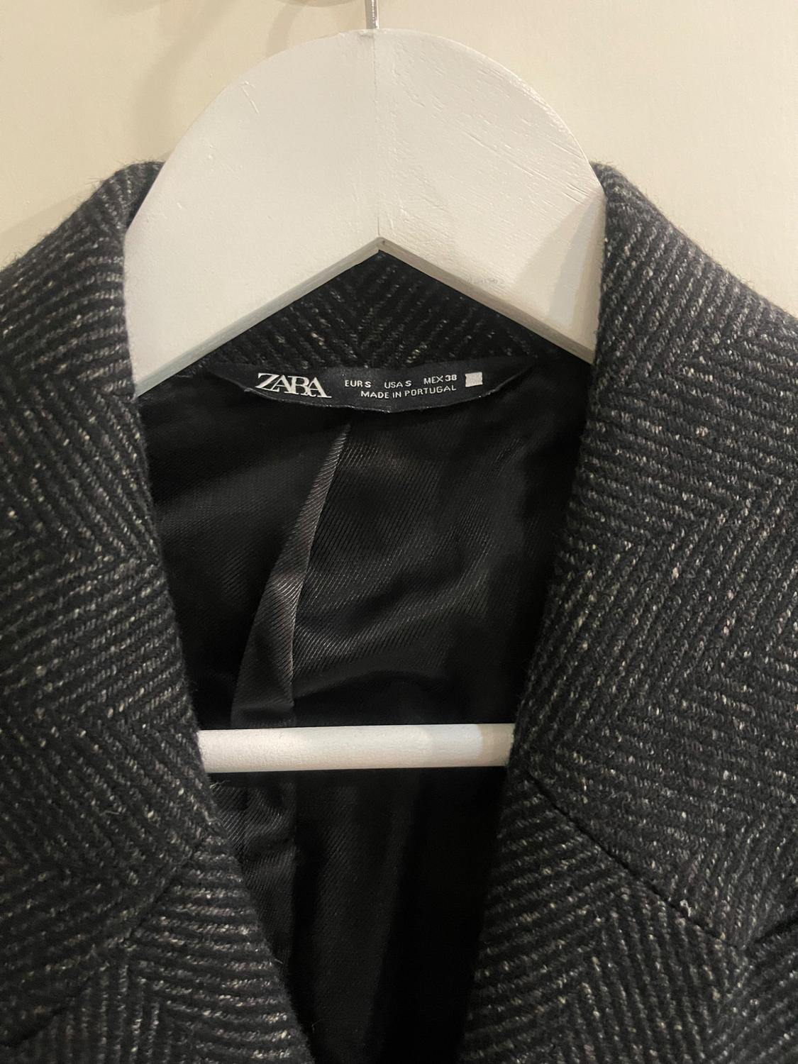 TEXTURED HERRINGBONE COAT - Image 2