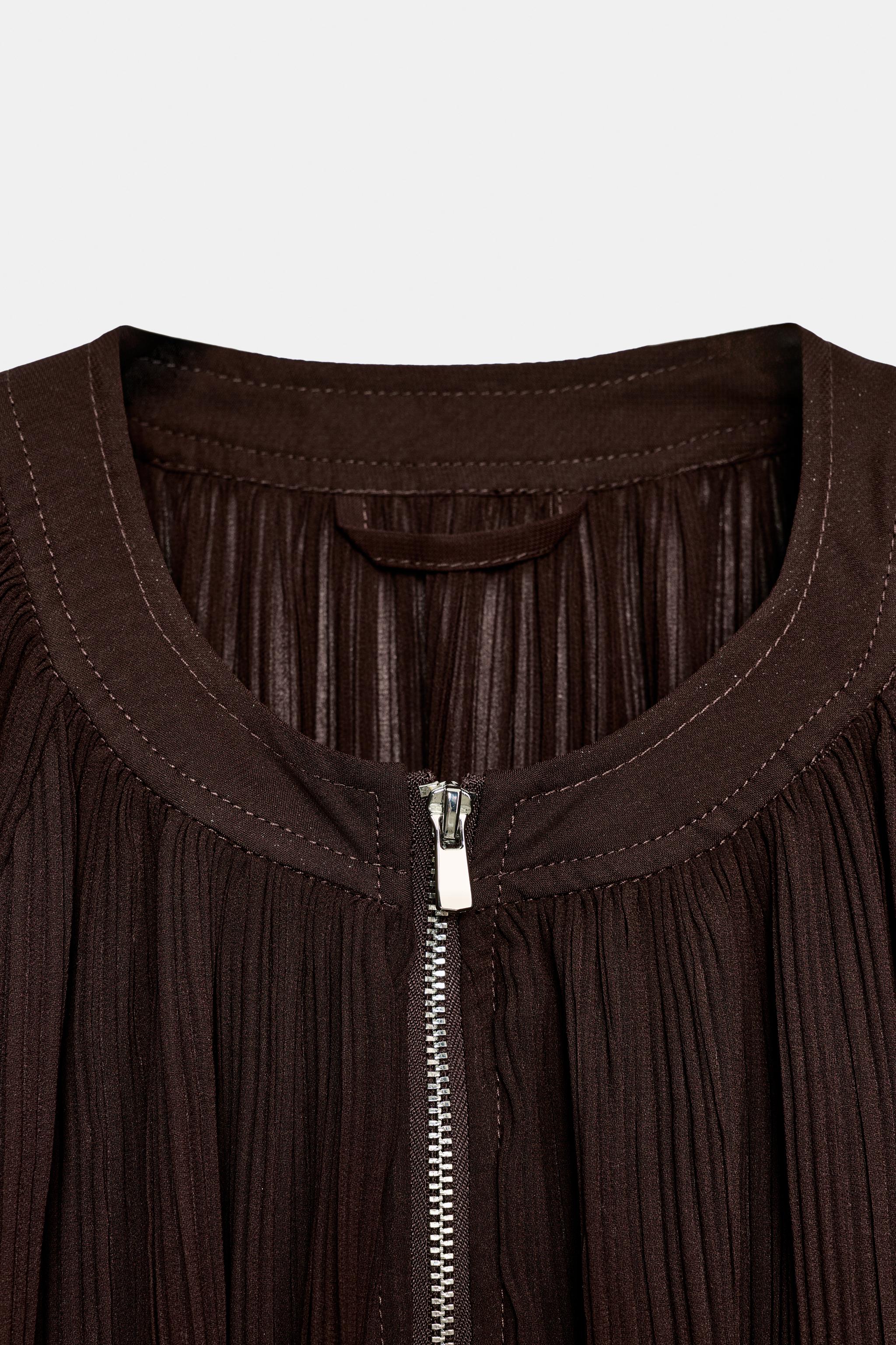 PLEATED ORGANZA JACKET